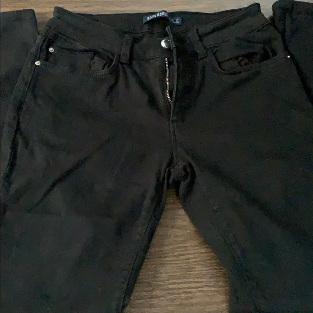 ZaraZ1975 Denim Black Jeans